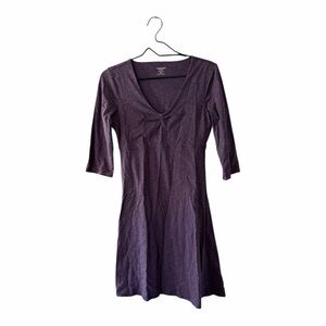Toad&Co Deep Purple Rosalinda Mini Dress Women’s Size Small